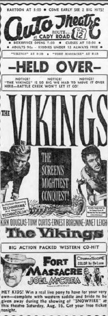 Auto Theatre - Aug 10 1958 Article